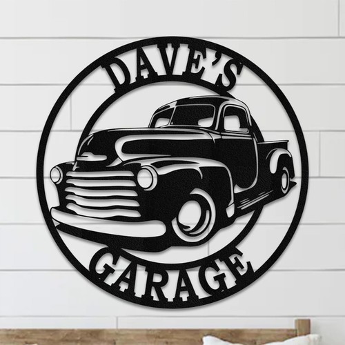 Insegna garage camion vintage - insegna,