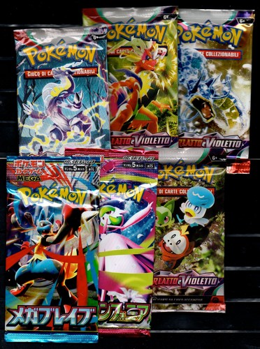 Bustine pokemon cui - 6, di