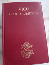 LIBRO VICO OPERE GIURIDICHE IL