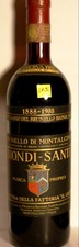 EA50 BRUNELLO MONTALCINO BIONDI SANTI 1982 RISERVACENTENARIO bottiglia rarissima