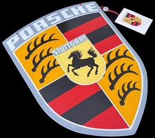 PORSCHE ENAMEL SIGN LOGO