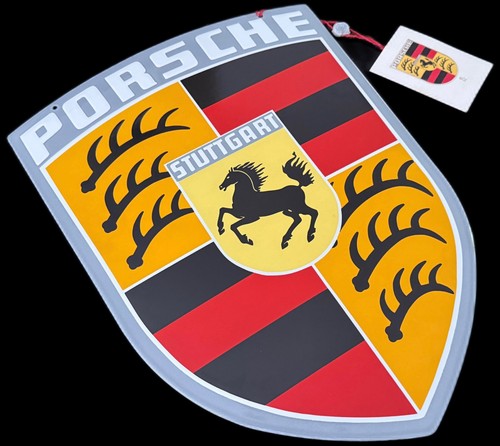 Porsche enamel sign - enamel,