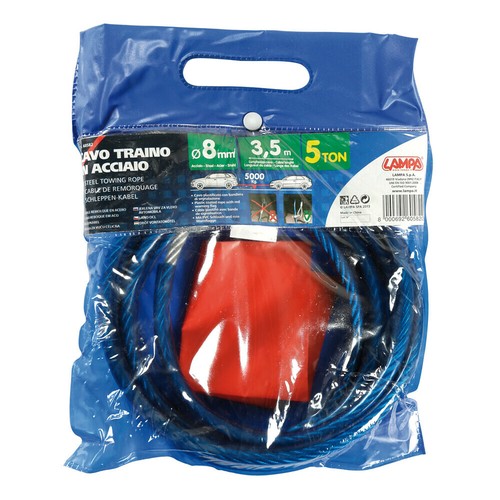 Cavo traino acciaio 5000 - in,