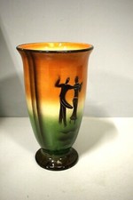 ANTICO VASO CERAMICA SMALTATA