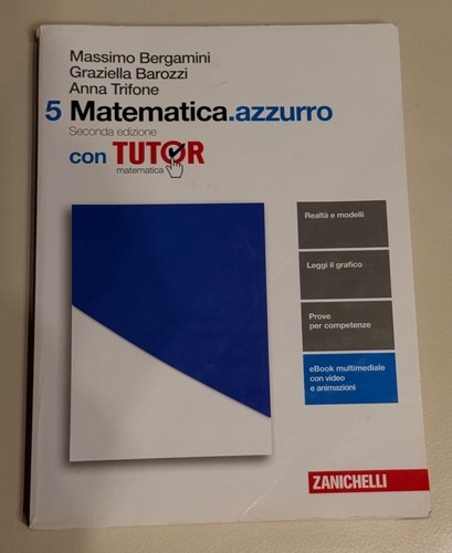 Matematica azzurro vol 5 con - azzurro,