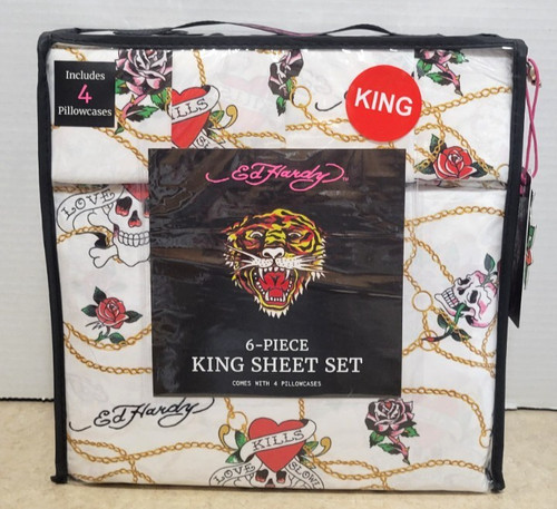 Set lenzuola hardy king 6 - ed,