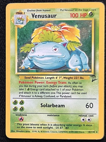 Venusaur 130 holo - (lp), 18/130