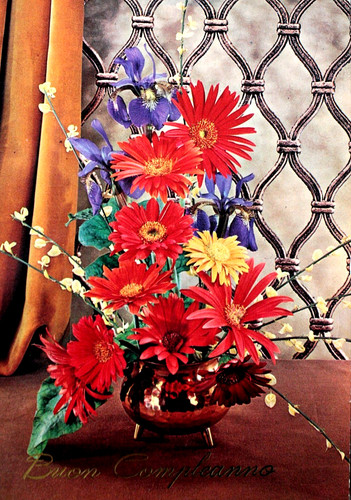 Cartolina vintage augurale - , vintage.augurale