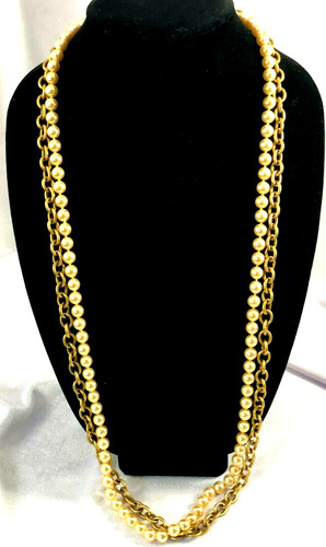 Collana catena doppio - filo, abs