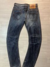 Jeans Andrew Mackenzie dritto blu scuro Italia raro 50 pollici