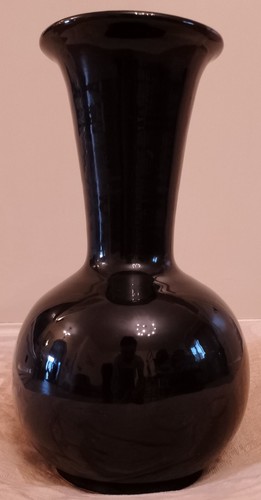 Vaso smaltato nero pippo - smaltato,
