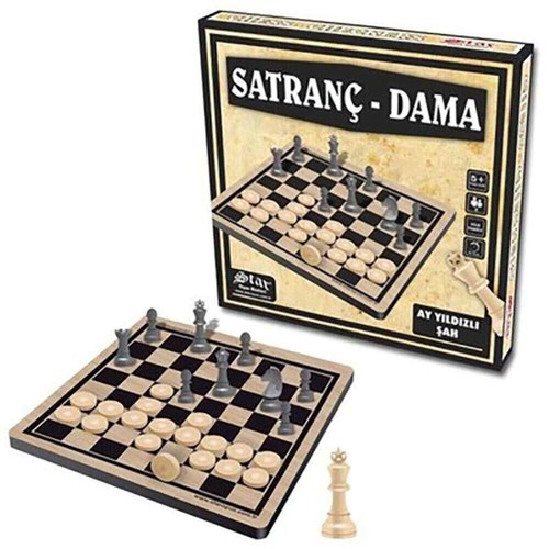 Star legno scacchi - star, dama