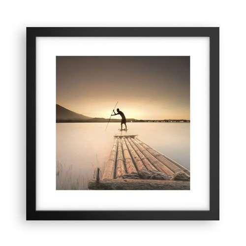Poster 30x30cm zattera - zattera, ovest