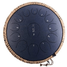 Batteria Lingua Acciaio Handpan Batteria Percussioni 14 Pollici 13 Note Chiave C per Meditazione