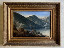 DIPINTO OLIO VEDUTA di