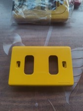 Placca gialla supporto in