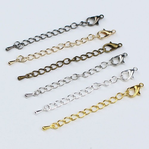 20pz catena prolunga 5cm 7cm - prolunga,