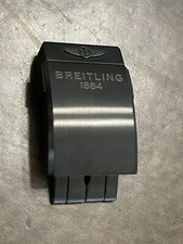 Chiusura orologio Breitling acciaio inox satinato nero opaco OEM 20 MM