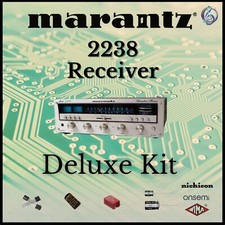 Marantz 2238 Deluxe kit - Wima, Nichicon, relè on-semi restauro recap aggiornamento