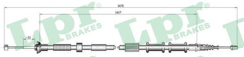 Lpr c0181b cavo freno - lpr,
