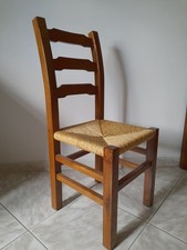 SET SEDIE IN LEGNO MASSELLO