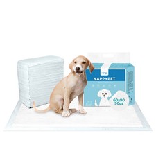 50 Tappetini Assorbenti Per Cani 60x90cm Cuccioli Traverse Pannolini Cane Basic