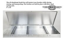 ANDREW MACK METALLO BOBINA PENNELLO SCATOLA SUPPORTO CONSERVAZIONE GESSATO VERNICE INSEGNA 