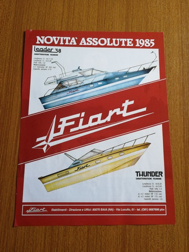 1984 fiart novita - novita, barca