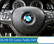 Paddle cambio vera fibra di carbonio 1 paio per BMW Serie 3 E90 E92 M3