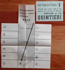 Fac-simile scheda elettorale