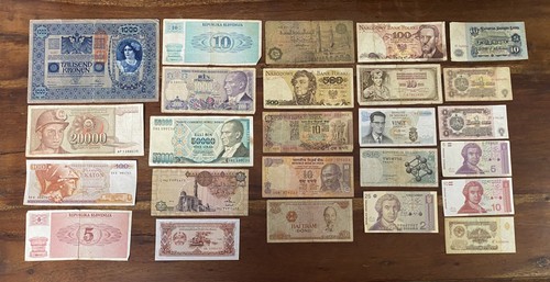 Lotto banconote tutte - lotto, 25