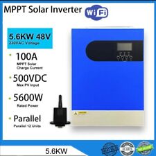 Inverter Solare Fotovoltaico MPPT 5.6KW 48V off-grid pure sine wave parallel
