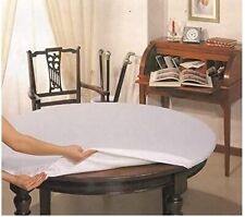 Copritavolo sotto Tovaglia Mollettone con elastico Salvatavolo in Feltro Bianco 