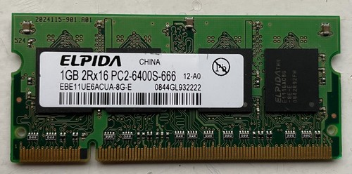 Elpida 1gb 2rx16 pc2 6400s - pc2, 666