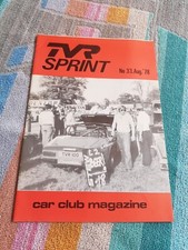 TVR Sprint Magazine No33