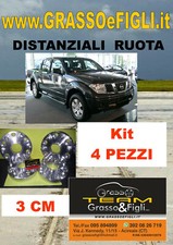 Kit 4 Distanziali Ruota For NISSAN NAVARA D40  2005 > 2014  3 cm Wheel Spacers