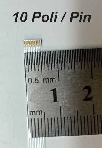 Cavo flat pin poli - 10, /