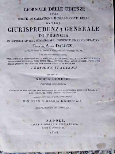 Giurisprudenza generale - generale, di