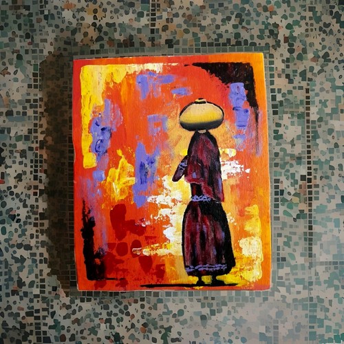 Quadro originale donna - , nero