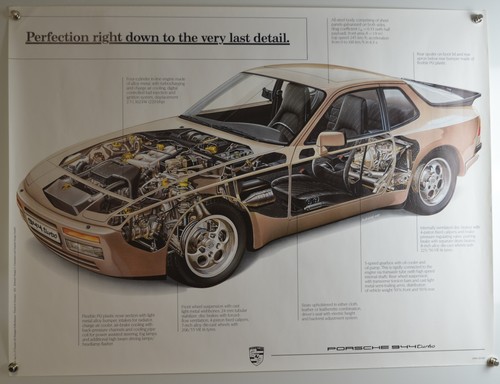 Poster porsche - poster, 944