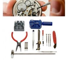 KIT 16 PZ Riparazione Orologio Set Cacciaviti Apri Casse Toglimaglie Cinturino