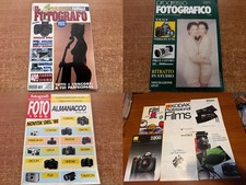 3 Riviste + 6 depliant : il Fotografo, Progresso Fotografico, Almanacco N1 1995