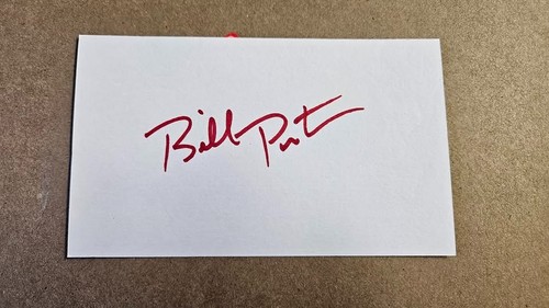 Bill paxton firmato 3x5 indice - paxton,