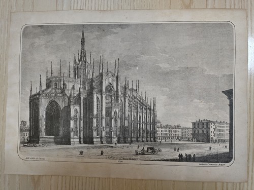 Stampa antica milano - antica, il