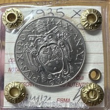 MONETA CITTA' DEL VATICANO PIO XI 2 LIRE 1935 sigillata SPL+ SUBALPINA