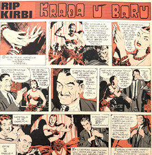 1971 Rip Kirby Theft In A Bar