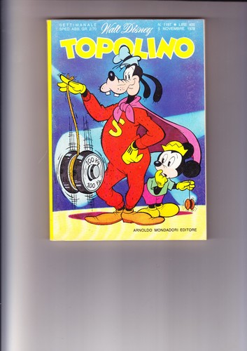 Topolino libretto 1197 con - libretto,
