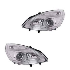 2x Coppia Fari Fanali Anteriori H7-h1 per Renault Scenic 2006-2009