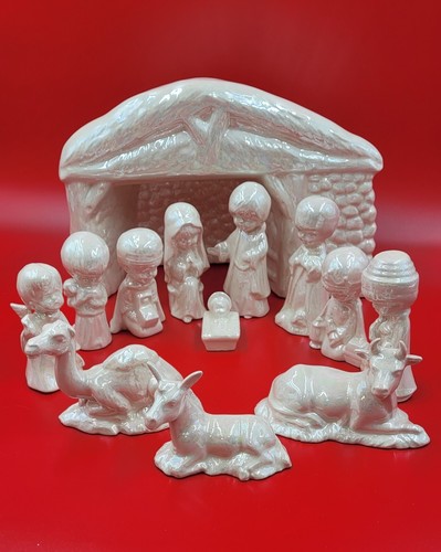Presepe madreperla iridescenza - presepe,