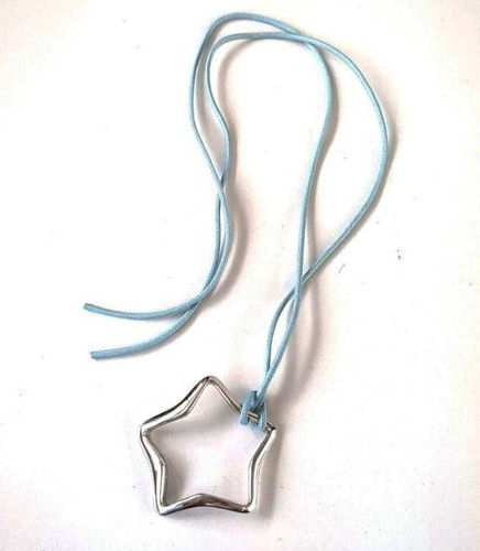 Collana con ciondolo corda - ciondolo, in